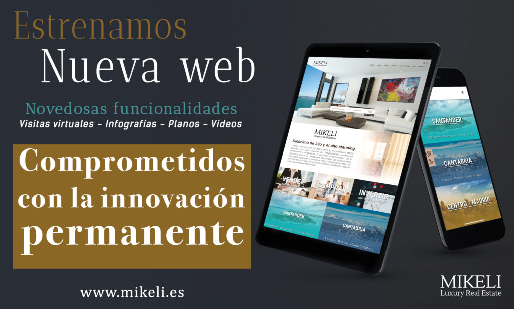 nueva web Inmobiliaria MiKeli santander