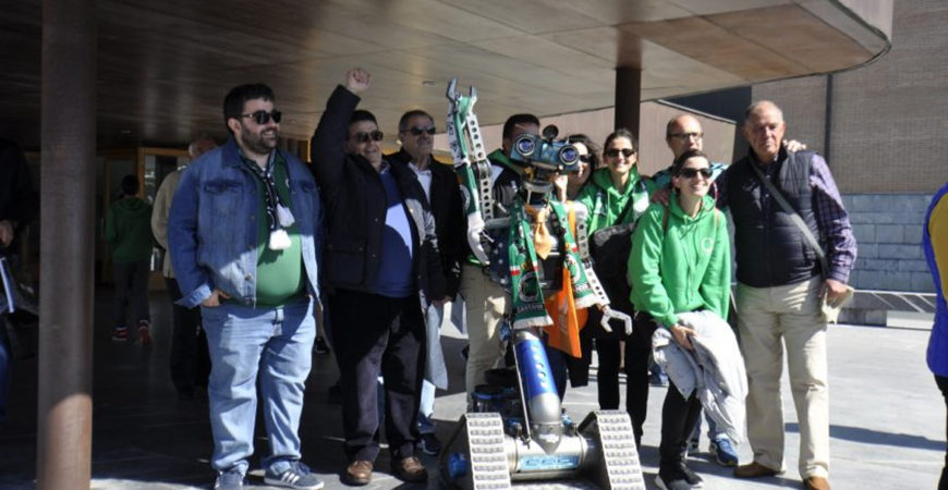 inmobiliaria de lujo en santander animando al racing de santander