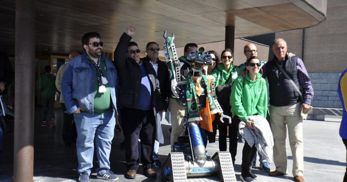 inmobiliaria de lujo en santander animando al racing de santander